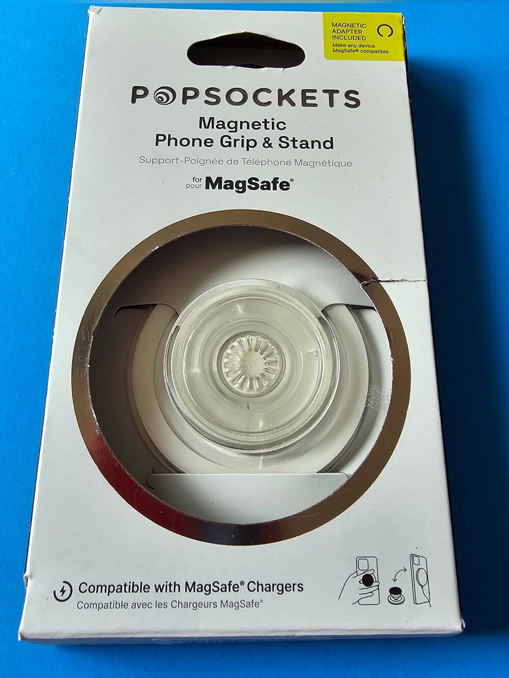 Popsocket - Clear MAGSAFE Round PopGrip